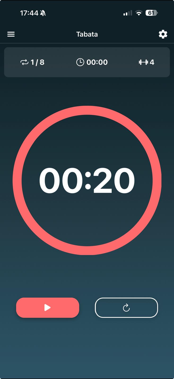 HIIT Timer app